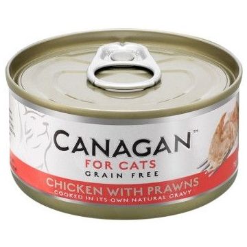 Canagan Cat, Pui si Creveti, 75 g