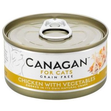 Canagan Cat, Pui si Legume, 75 g ieftina