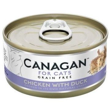 Canagan Cat, Pui si Rata, 75 g ieftina