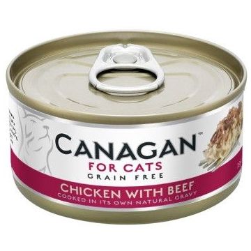 Canagan Cat, Pui si Vita, 75 g