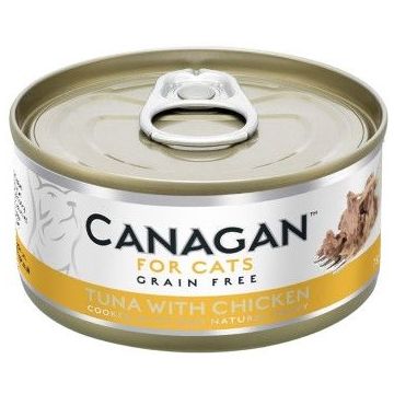 Canagan Cat, Ton si Pui, 75 g