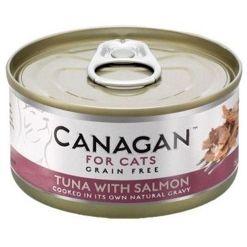 Canagan Cat, Ton si Somon, 75 g ieftina