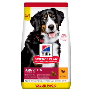 Hill's Science Plan Canine Adult Large Chicken Value Pack, 18 kg