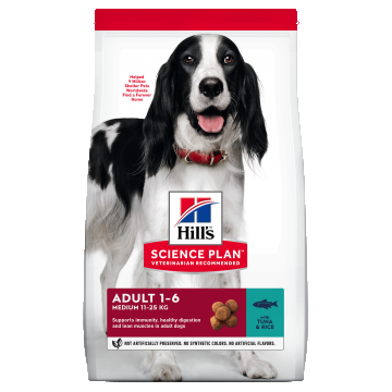 Hill's Science Plan Canine Adult Medium Tuna and Rice, 12 kg