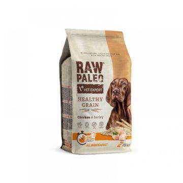 Hrana uscata pentru caini adulti, RAW PALEO HEALTHY GRAIN, pui, 10 kg ieftina