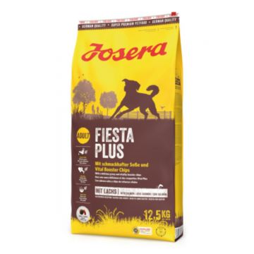 JOSERA Fiesta Plus, XS-XL, Pasăre și Somon, hrană uscată semimoist câini, 12.5kg