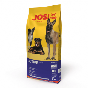 JOSIDOG Active, XS-XL, Pasăre, hrană uscată câini, activitate intensă, 15kg