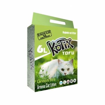 Nisip Pisici Tofu Kotix Ceai Verde 6L la reducere