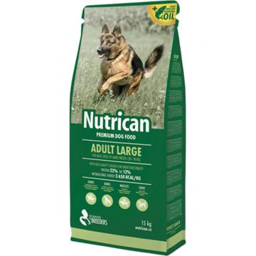 NUTRICAN Adult Large, L-XL, Pui, hrană uscată câini, 15kg