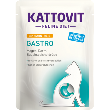 Plic Kattovit Gastro, Pui si Orez, 85 g