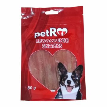 Recompense Fasii moi carne pui, 80 gr petRO