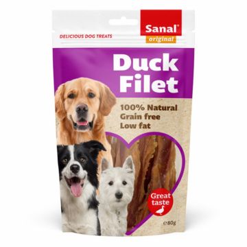 Sanal Dog Duck Fillet Doypack 80 g