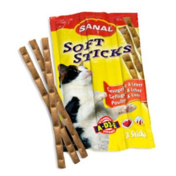 Sanal Sticks Turkey and Liver 3 sticks 15 g de firma originala