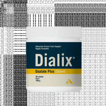 Supliment dietetic pentru gestionarea urolitilor de oxalat, cistina si urati, Dialix Oxalate Plus, Vetnova, 30 chews