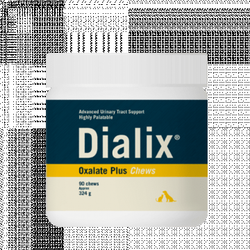 Supliment dietetic pentru gestionarea urolitilor de oxalat, cistina si urati, Dialix Oxalate Plus, Vetnova, 90 chews
