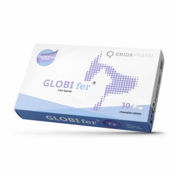 Supliment GLOBIfer , Comprimate masticabile pentru caini si pisici, 30 comprimate ieftin