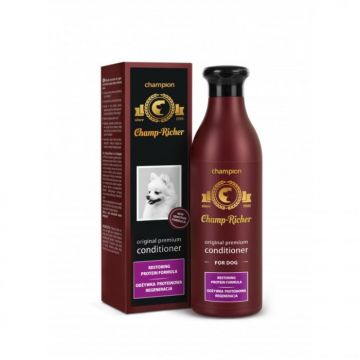 Balsam CHAMP RICHER pentru CAINI cu BLANA ALBA, 250 ml la reducere