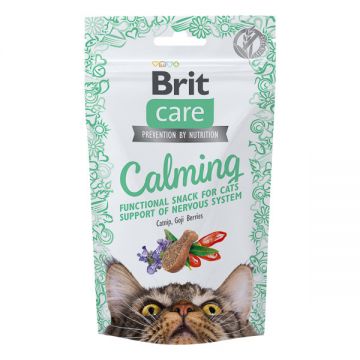 Brit Care Cat Snack Calming recompense pentru pisici, antistres, 50g