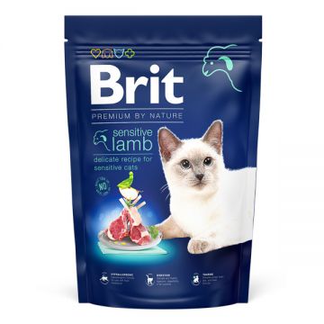 Brit Premium by Nature, Sensitive, Miel, hrană uscată pisici, sensibilități digestive, 1.5kg de firma originala