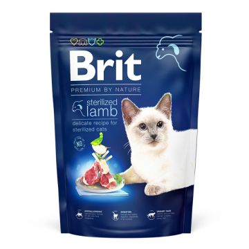 Brit Premium by Nature, Sterilized, Miel, hrană uscată pisici sterilizate, 1.5kg ieftina