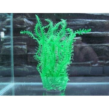 Decor acvariu siliconic verde Y38-1
