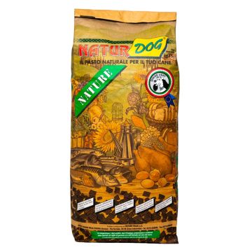 Hrana uscata pentru caini adulti si batrani, NaturDOG Nature Senior Light, 15 Kg