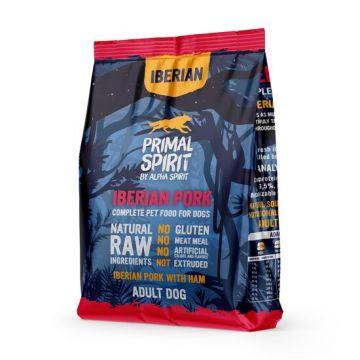 Hrana uscata Premium pentru caine Primal Spirit, cu porc iberic, 1 kg