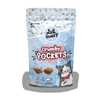 Mr. Bandit CAT Crunchy Pockets, somon, 40 g