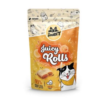 Mr. Bandit CAT Juicy Rolls, pui si galbenus, 40 g ieftina