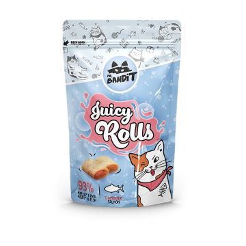 Mr. Bandit CAT Juicy Rolls, pui si somon, 40 g de firma originala