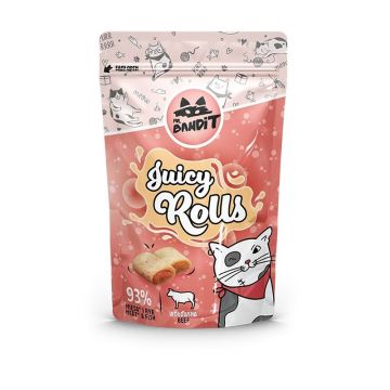 Mr. Bandit CAT Juicy Rolls, pui si vita, 40 g de firma originala