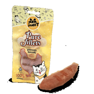 Mr. Bandit CAT Pure Fillets, pui la gratar, 30 g