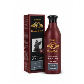 Sampon CHAMP RICHER pentru CAINI cu BLANA NEAGRA, 250 ml la reducere