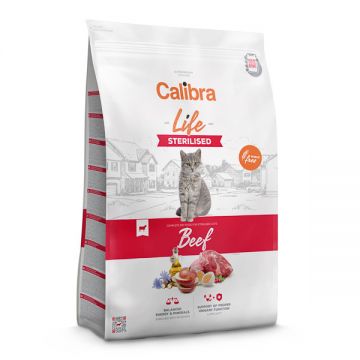Calibra Cat Life Sterilised Beef,1.5kg