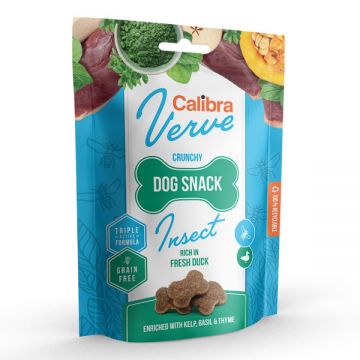 Calibra Dog Verve Crunchy Snack Insect & Fresh Duck, 150g