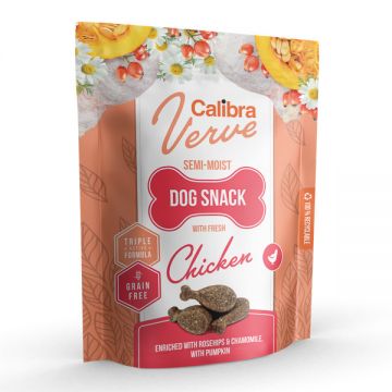 Calibra Dog Verve Semi-moist Snack Fresh Chicken, 150g