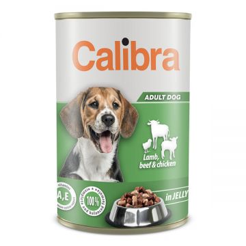 Calibra Dog, Vita si Miel, Conservă hrană umedă câini adulți, (in sos), 1240 g ieftina