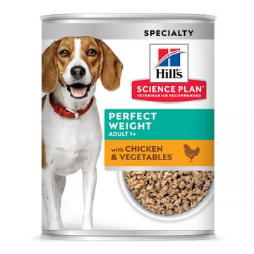 Hill's SP Canine Adult Perfect Weight Pui cu Legume, 363g