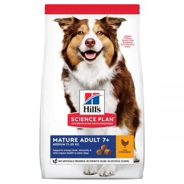 Hill's SP Canine Mature Medium Pui, 14kg de firma originala