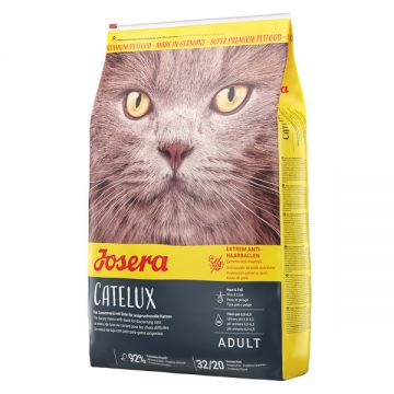 Josera Catelux, Rață, hrană uscată pisici, limitarea ghemurilor de blană, 10kg