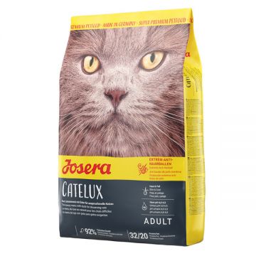 Josera Catelux, Rață, hrană uscată pisici, limitarea ghemurilor de blană, 2kg