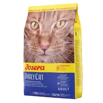 Josera Dailycat, Pui, hrană uscată fără cereale pisici, 2kg