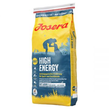 Josera High Energy, M-XL, Pasăre și Somon, hrană uscată câini, actiVităte intensă, 15kg de firma originala