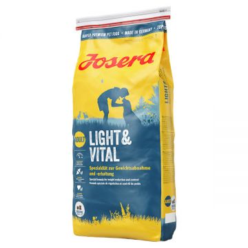 Josera Light&Vităl, XS-XL, Pasăre, hrană uscată câini senior, obezitate, 15kg