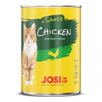 Josicat, Pui, bax Conservă hrană umedă pisici, (în sos), 12 x 415g ieftina