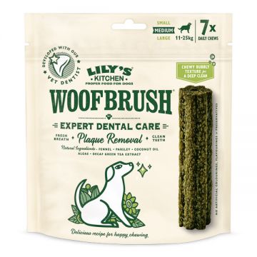 Lily's Kitchen Dog EU Woofbrush Dental Care Medium 7 pack, 196g