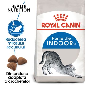 Royal Canin Indoor Adult hrană uscată pisică de interior, 400g ieftina