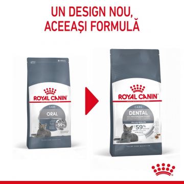Royal Canin Oral Care Adult hrană uscată pisică, reducerea formarii tartrului, 400g ieftina