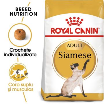 Royal Canin Siamese Adult hrană uscată pisică, 2kg de firma originala