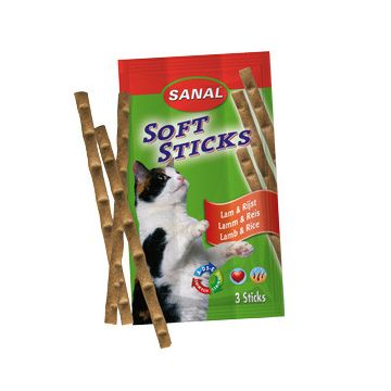 Sanal Sticks Lamb and Rice, (3 sticks), 15g